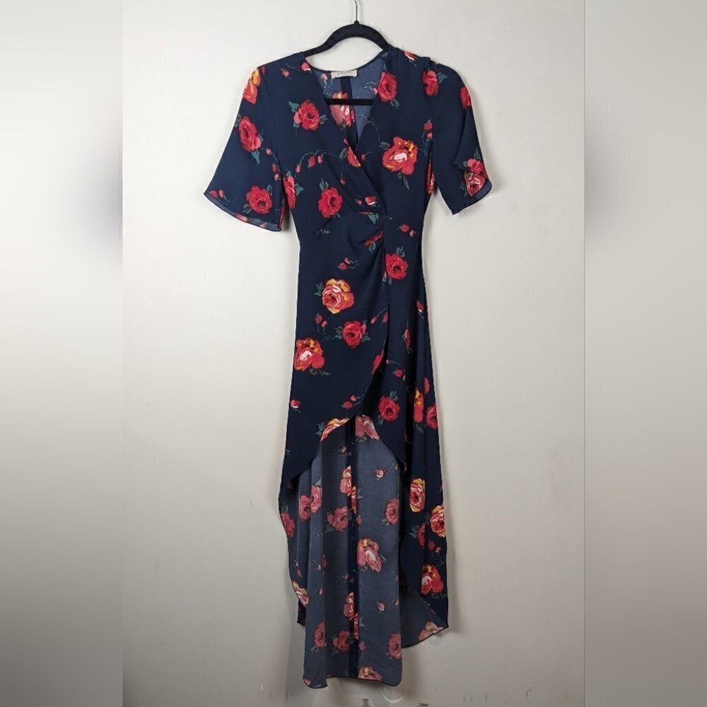 Aritzia Babaton rose print Jedd Dress size 00 - Picture 8 of 8